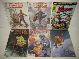 Life Of Captain Marvel 1 2 3 4 5 Comic Books Full Series Marvel Variants