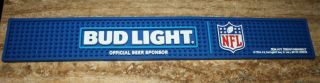 Bud Light Nfl Football Beer Bar Mat Spill By Budweiser