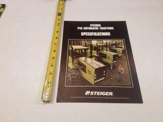 Steiger Pta Tractors Specifications Brochure