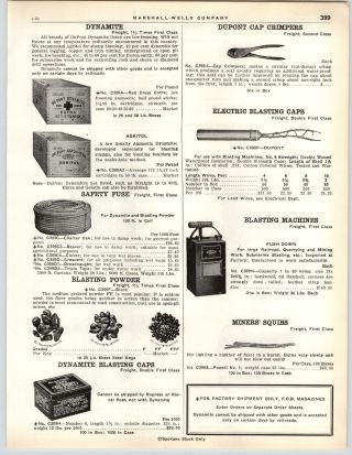 1949 Paper Ad Dupont Dynamite Wood Box Blasting Machine Agritol Explosives