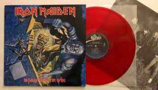 Iron Maiden - No Prayer For The Dying - 1990 Us Limited Ed Red Vinyl (nm -)