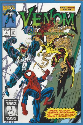 Venom:Lethal Protector 1 2 3 4 5 6 NM,  (9.  6) to NM/M (9.  8) Marvel 1993 Spider - man 8