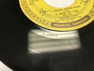 Johnny Cash & Tennessee Two EP I Walk The Line 45RPM Sun Records EP - 16 VG 3