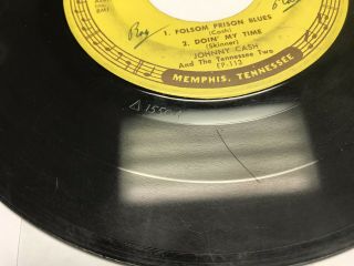 Johnny Cash & Tennessee Two EP I Walk The Line 45RPM Sun Records EP - 16 VG 5