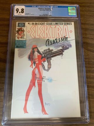 Elektra Assassin 1 Cgc 9.  8 W/ White Pages 1986 By Frank Miller