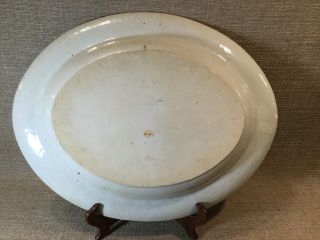 Huge Antique Chinese Export Porcelain Blue Fitzhugh Oval Platter C 1780 - 1820 5