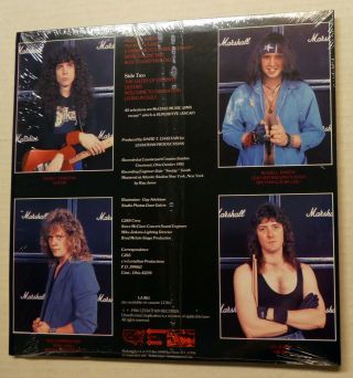 CJSS World Gone Mad LP - 1986 Leviathan USA press Heavy Metal Rp632 2