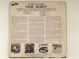 HANK MOBLEY A Caddy for Daddy BST 84230 Van Gelder VG,  Jazz LP 2