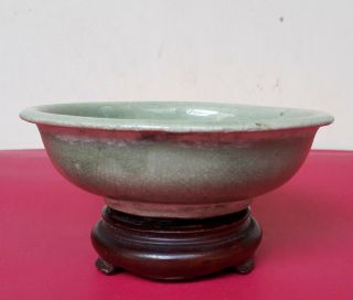 Antique Chinese Green Celadon Bowl