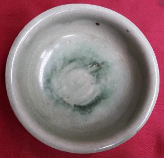Antique Chinese Green Celadon Bowl 2