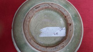 Antique Chinese Green Celadon Bowl 8