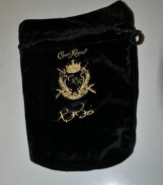 Crown Royal Black Velvet Bag With Big Boi Signature