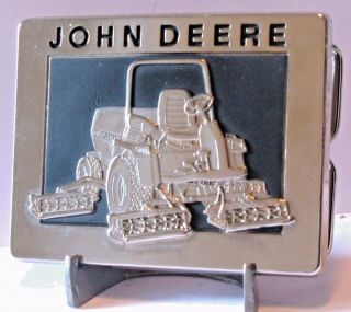 John Deere Five - Gang Rotary Mower Belt Buckle 1988 Jd Lawn Golf Turf Moline Il