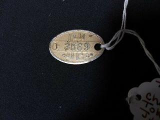 Vintage Brass Charge Account Token J.  L.  Hudson Co.  Detroit,  Michigan 4
