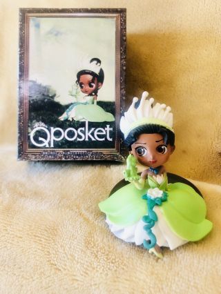 Q Posket Disney’s Princess And Frog 3 Inch Collectible Pvc Figurine Nib