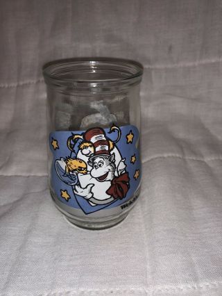Welch’s The Wubbulous World Of Dr.  Seuss 1996 Jelly Jar 6 Cat In The Hat