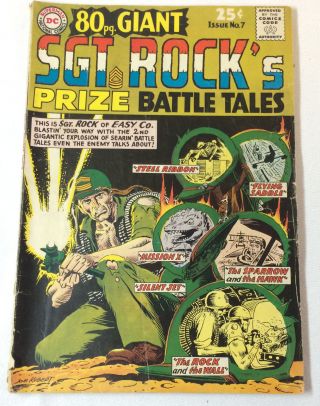 1965 80 Page Giant 7 Sgt Rock 