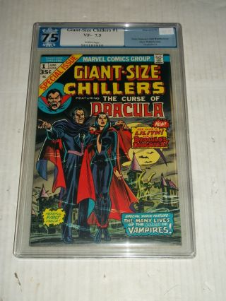 Marvel Giant - Size Chillers 1 Pgx 7.  5 John Romita Cover