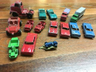 15 Vintage Die Cast Tootsie Toy Cars