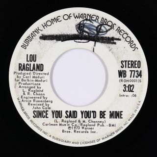 70s Soul 45 - Lou Ragland - Since You Said You 