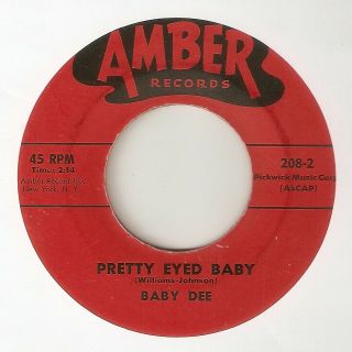 Baby Dee Pretty Eyed Baby Amber Rare Rnb Northern Soul Usa 45