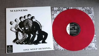 Madness One Step Beyond Cherry Red Vinyl Lp Limited Ska Ex