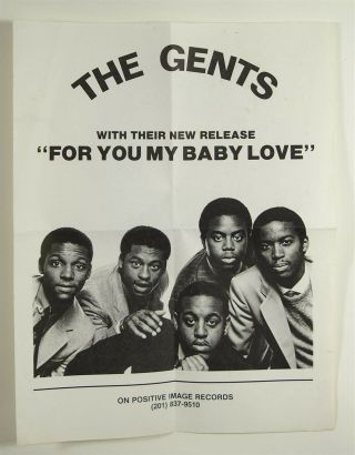 Gents " For You My Baby Love " Modern Soul Boogie 45 Positive Image W/ Insert Mp3