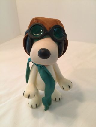 Vintage 1966 Snoopy Red Baron Flying Ace Figure