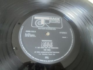 The Who - Quadrophenia 1973 UK DOUBLE LP TRACK MOD 4
