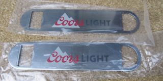 Coors Light Beer Bottle Opener Flat Bar Pub