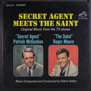 Soundtrack: Secret Agent Meets The Saint Lp (corner Bumps,  Sl Cw,  Disc Close To