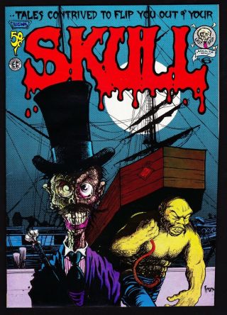 Skull 6 (1972) Adult / Head Comic - Vf,  - Corben/irons - 1 Owner - Last Gasp