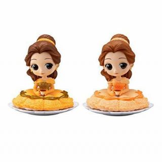Q Posket Sugirly Disney Characters - Belle - Whole Set Of 2