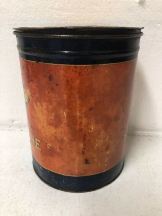 Vintage Skelly Oil & Gas Tagolene Lubricants Oil Can 5 Pounds Empty 4