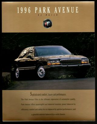1996 Buick Park Avenue Dealer Sales Brochure 8 Page Accordion Foldout