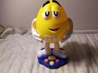 Mm Candy Dispenser 2012 Yellow Great Collectible Item