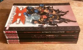 Marvel Ultimate X - Men Vol 1,  3,  4,  5,  6,  7,  & Origin (wolverine) Graphic Novels