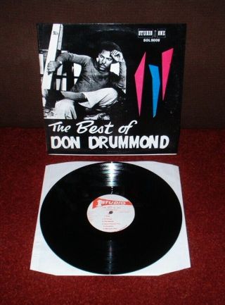 Don Drummond Best Of.  Lp 1969 Studio One Ja Sol 9008 Rare