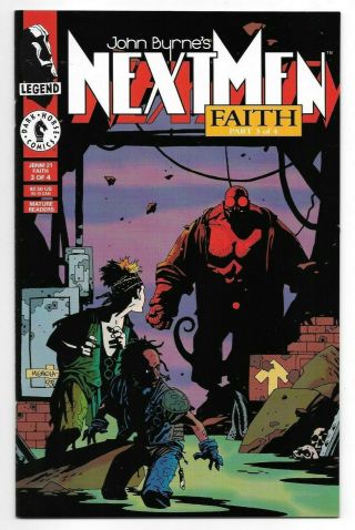 Dark Horse Comics Next Men Faith 1 - 4 First Printings 1st Appearance Of Hellboy