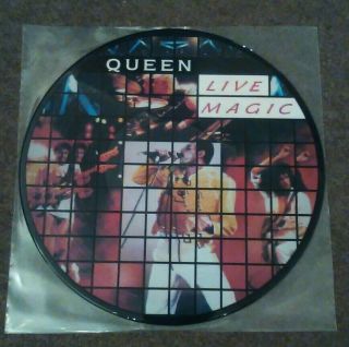 Queen - Live Magic - Very Rare 12 " Vinyl Picture DisÇ Lp Freddie Mercury