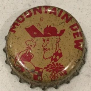 Mountain Dew Hillbilly Sc Tax Stamp Soda Bottle Cap Cork