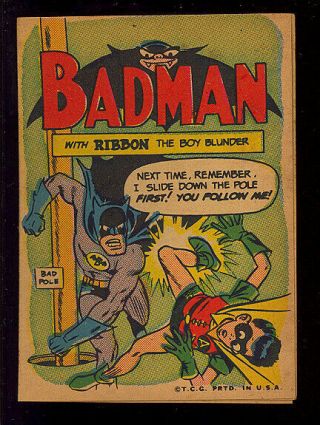 Batman Krazy Little Comic Nn Topps Giveaway Not In Guide Dc 1967 Vf,