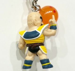 Japan BANDAI Dragon Ball Z Nappa Mini Action Figure Keychain Gashapon Toy Kids 3