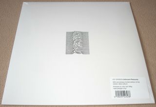 JOY DIVISION - UNKNOWN PLEASURES Red 180g Vinyl LP 40th Anniversary Order 2