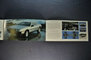 1981 DeLorean Small Sales Brochure Folder 81 3