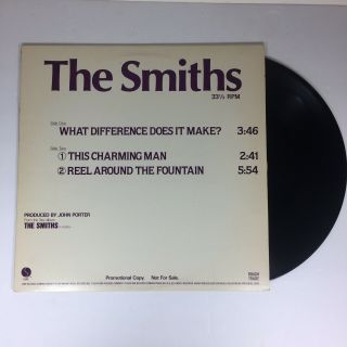 The Smiths What Difference Does It Make? Promo 1984 3 Tracks 12 " Sire Us Vg,