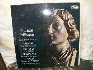 Nathan Milstein Four Italian Sonatas Tartini Vivaldi Corelli/capitol P 8481 Mono