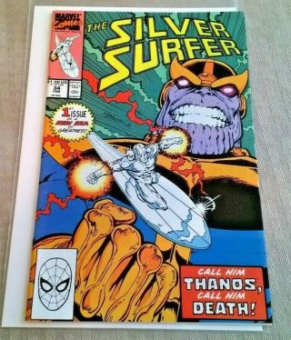Silver Surfer 34 Nm Thanos Returns Starlin & Lim Marvel Comics 1990