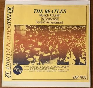 The Beatles - Munich At Least Lp - Rare Live In Germany Not Tmoq
