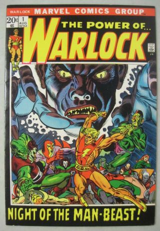 Warlock 1 August 1972 Marvel Comics Origin Issue Roy Thomas & Gil Kane